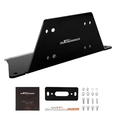 Steel Winch Mount Plate For 2012-2024 Polaris Ranger XP 1000 900 570 Crew Diesel - Image 1 of 4