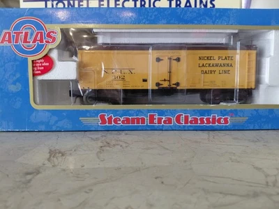 Coche refrigerador Atlas 8017-2 placa de níquel Lackawanna Dairy 36' Woodside nuevo en caja Foto 1 de 4