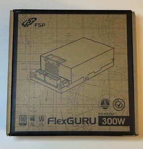 FSP FlexGuru 300W Flex ATX PSU Power Supply 80+ Gold Mini ITX 1U Server Open Box - Picture 1 of 10