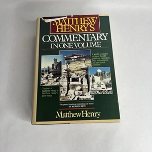 Matthew Henry's Commentary In One Volume , Bible Commentary Hardcover 1961 - Picture 1 of 15
