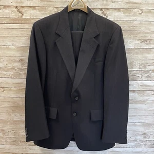 Tuta uomo vintage Christian Brooks Arnolds Dickson TN NERO gessato cappotto pantaloni - Foto 1 di 16