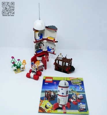 LEGO 3831 - Rocket Ride; SpongeBob, 2008, 100% Complete- Free Shipping - Image 1 of 4