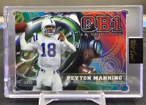 2024 Wild Card QB1 On The Clock Peyton Manning Rainbow 1/15 OCW-RB-PM2 - Picture 1 of 2