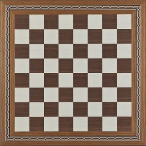 Intarsien Ahorn Nussbaum Schach und Dame Mosaikbretter Brett 1 3/4" Quadrate - Bild 1 von 1