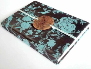 Handmade Eastern Art Silk Cover Lined Paper Journal Notepad Notebook Diary Memo - Picture 1 of 5
