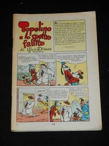 ***TOPOLINO NUMERO 38*** MONDADORI FEBBRAIO 1952 (SOLO INTERNO) - Foto 1 di 7