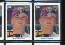 Lot (2) 1996 Best #21 Michael Raymondi Hudson Valley Renegades (FN56) SWSW6