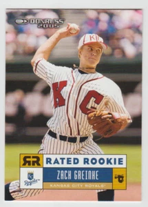 ZACK GREINKE Royals 2005 Donruss Rated Rookie #38 SP RC Nice Card Future HOF - Picture 1 of 2