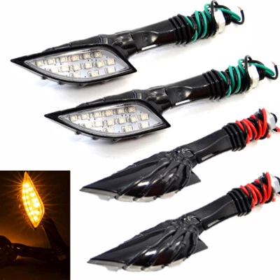 4x Motorcycle Turn Signal Light for Suzuki GSXR750 GSXR750X GSXS1000 GSXS1000F - Image 1 of 4