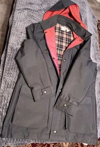 Lobo by Pendleton Black Jacket Made In USA Size Medium Plaid￼ - Picture 1 of 6