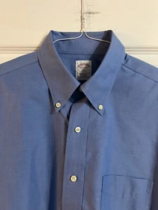 Brooks Brothers 346 LANGÄRMLIGES BUTTON-DOWN-HERRENHEMD 16 1/2 - 4/5 - Bild 1 von 2
