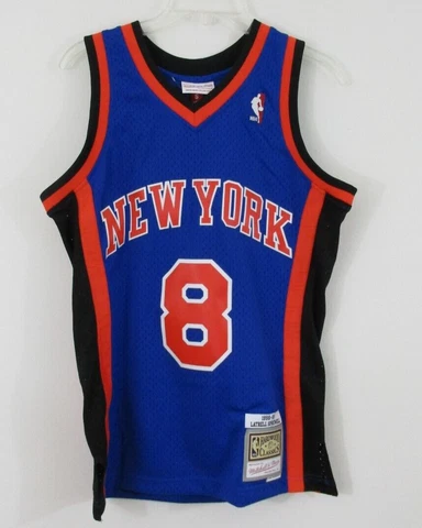 NEW Mitchell & Ness Latrell Sprewell  New York Knicks 1998-99  Men's Jersey Sz S Cover