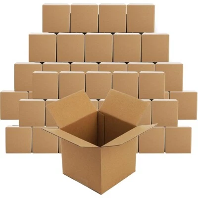 5x5x5 Inch Small Shipping Boxes Corrugated Cardboard Cube Mailers - Image 1 of 4