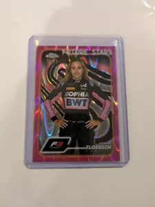 2024 Topps Chrome F1 Sophia Floersch Pink Refractor /75 - Picture 1 of 2