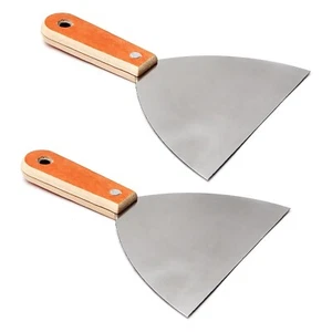 Utoolmart 2Pcs Putty Knife, 6 Inch Carbon steel Stiff Putty Knives, Spackle K... - Picture 1 of 9