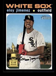2020 Topps Heritage Short Print Eloy Jimenez (Base) #494 Chicago White Sox - Picture 1 of 2
