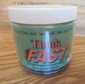 "THINK FAST in a Jar" ein neuer Twist für schnelles Denken - Therapie, mentales Wohlbefinden - Bild 1 von 3