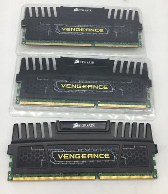 Corsair Vengeance 16GB (4 x 4GB) 1600MHz Memory Module CMZ16GX3M2A1600C9 - Image 1 of 3