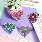 4 Pcs Heart Bookmarks Diamond Reading Crafts DIY Book Clips  Crafts Gifts