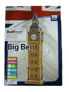 Buildream Big Ben 3D Puzzle 30 Teile Puzzle 3 Dimensionen Neu im Karton - Bild 1 von 2