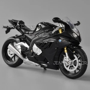 1:12 Diecast Motorcycle Model Toys BMW S1000RR Sport Bike Replica Collectable - Picture 1 of 13