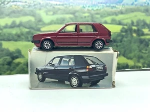 Schabak Modell 1002 Germany VW Volkswagen Golf II 1983 Red 1:43 Der neue Golf - Picture 1 of 6