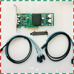 S2308L-L8i 8 SuperMicro AOC- Ports IT Mode PCIe 6Gb/s + 2* SFF8087 SATA Cable US - Picture 1 of 5