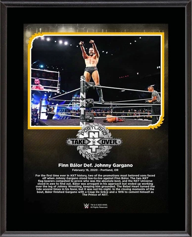 Finn Blor World Wrestling Entertainment 10.5" x 13" NXT TakeOver Cover