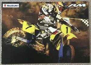 SUZUKI RM250/125 MOTORCYCLE Sales Brochure AUG 2000 - Picture 1 of 4