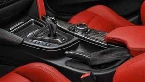 BMW M3 F80 M4 M PERFORMANCE CARBON ALCANTARA HANDBRAKE LEVER GAITER 34402358364 - Picture 1 of 4
