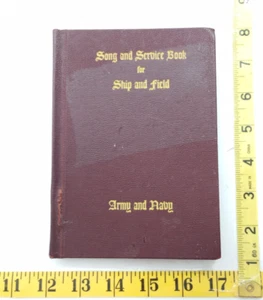 Vintage 1942 official govt Song and Service Book/Ship and Field Army and Navy - Bild 1 von 11