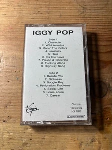 Iggy Pop (Cassette) VIRGIN PROMO SAMPLER PUNK ROCK - Picture 1 of 1