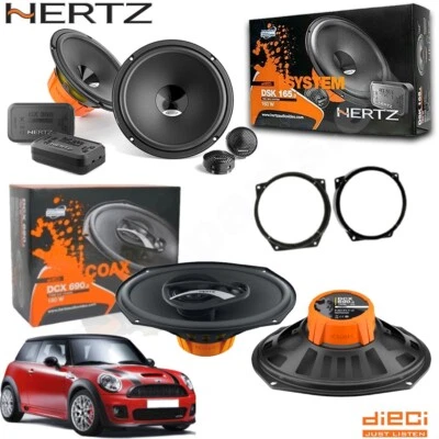 Kit 6 Casse Altoparlanti Hertz Anteriori e Posteriori per Mini Cooper R50 R53 - Immagine 1 di 4