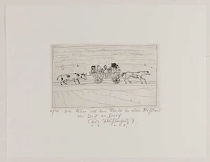 Kurt Mühlenhaupt/Radierung/signiert/30 Exemplare /Das Leben im alten Russland/12 - Bild 1 von 1