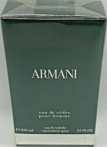 Giorgio Armani Eau de cedar / cedar for men EdT spray 100ml original packaging / new - Picture 1 of 1