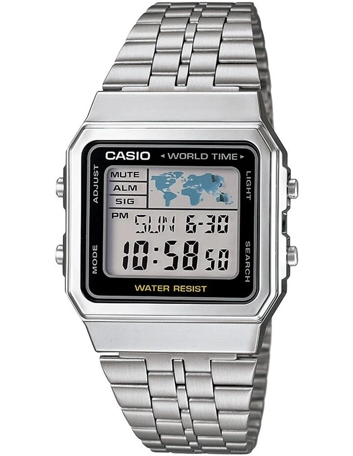 CASIO A500WA-1DF OROLOGIO UOMO DONNA ACCIAIO DIGITALE 36x39mm SOTTOCOSTO - Immagine 1 di 4