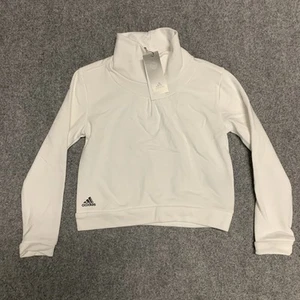 Adidas Girls Soft Mock Golf Pullover Sweater Size Small Sz S NWT - Picture 1 of 10