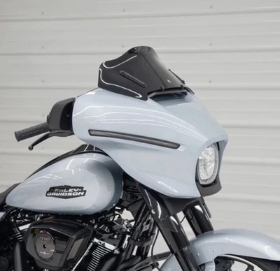Parabrisas Klock Werks Flare 8" negro Harley Davidson FLHX Street Glide 2024 Foto 1 de 2