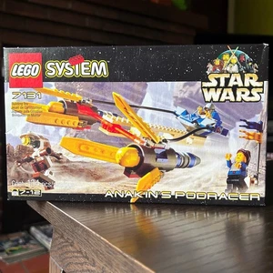 NEVER OPENED 1999 Lego 7131 Anakin's Podracer Retired Star Wars Set w/ Mini Figs - Picture 1 of 22