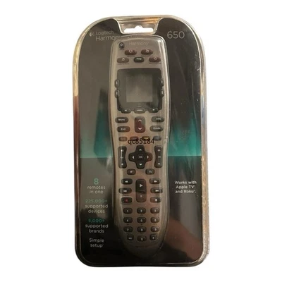 Logitech Harmony 650 Universal Remote Control 915-000159 New Open Color Screen - Image 1 of 4