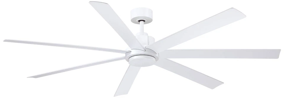 72" Fanimation Pendry Matte White Outdoor Smart Ceiling Fan - Image 1 of 1