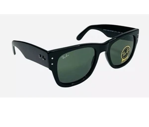 NEW Ray-Ban RB0316-S MEGA CLUBMASTER 1367/48 Polarized G15 Green 53mm Sunglasses - Picture 1 of 1