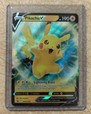 Pikachu V SWSH198 SWSH: Sword & Shield Promo Cards Holo - Image 1 of 3