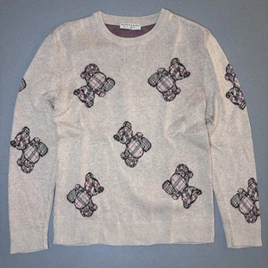Maglione Burberry taglia 11-12 all over orsacchiotti bambino bambini unisex regalo pullover - Foto 1 di 5