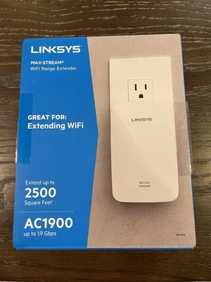 Linksys AC1900 RE7000 Gigabit Range Extender WiFi Booster Repeater - Image 1 of 2