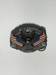 harley davidson belt buckle 1989 harmony design - Bild 1 von 9
