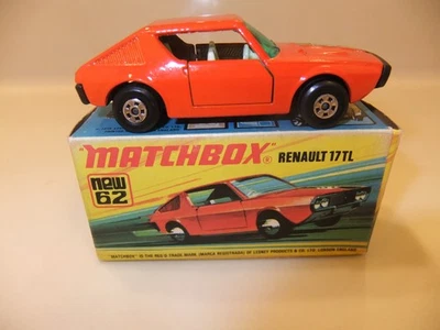 Matchbox Superfast Model No. 62 Renault 17TL 1974 - Image 1 of 4