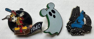 Disney Pins Lot Mickey Mouse 1940 Band Leader Film Reel Sorcerer Hat Ghost #K14 - Picture 1 of 4
