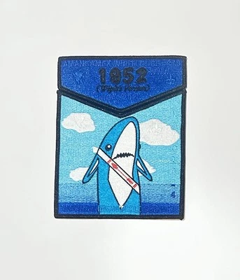 OA 2-PIECE FLAP SET NOAC 2024 AMANGAMEK WIPIT LODGE 1952 THEME RARE 500 MADE - Image 1 of 2