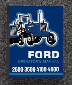 2600 3600 4100 4600 MANUAL DEL PROPIETARIO DEL TRACTOR PRINCIPAL FORD 2600 3600 4100 4600 - Imagen 1 de 14